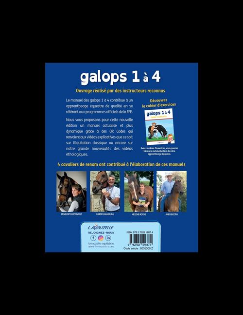 Galops 1 à 4. Edition 2001 : Collectif: : Livres