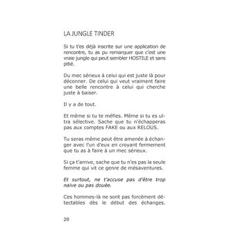 La jungle Tinder expliquée aux femmes