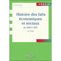 Histoire des faits économiques et sociaux