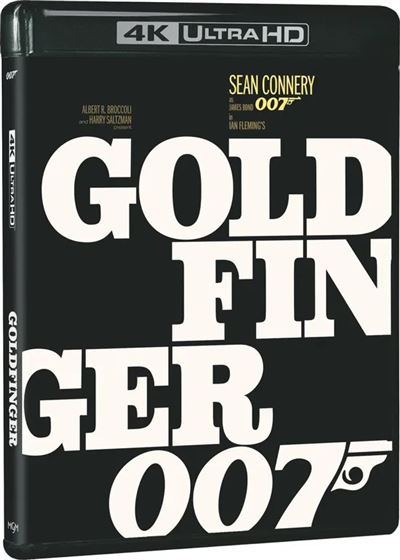 Goldfinger en 4K Ultra HD, Blu-ray, DVD