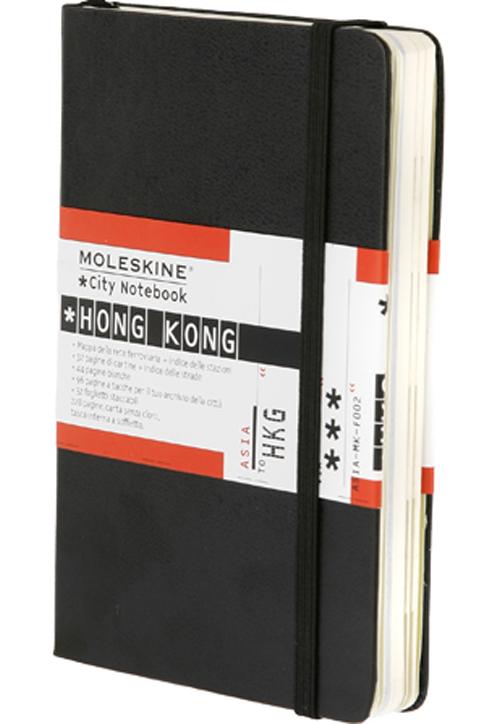 City Notebook Hong Kong Poche Couv. Rigide Noir