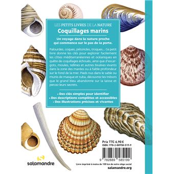 Les petits livres de la nature - Coquillages marins