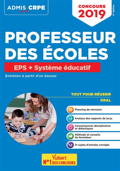 Concours Professeur des écoles (CRPE) 2019, EPS et Système éducatif