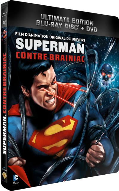 Superman contre Brainiac - Combo Blu-Ray + DVD - Ultimate Edition - Boîtier Métal