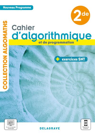 Cahier D'algorithmique Et De Programmation Avec Exercices Sciences ...