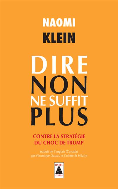 Dire non ne suffit plus - Naomi Klein - Poche