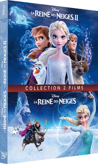 Coffret 2 Films La Reine des neiges & La Reine des neiges 2 DVD