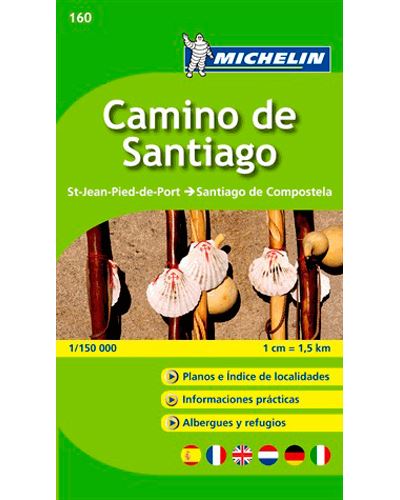 Carte Camino de Santiago Michelin