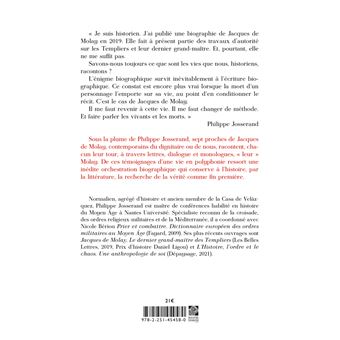 Les sept vies de Jacques de Molay