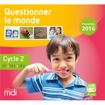 Questionner le monde - clé USB cycle 2 - 2019