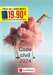 Code civil 2024 - Jaquette Girafe nuage