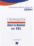 L'homéopathie dans la douleur en ORL