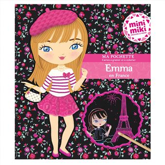 Minimiki - Ma pochette cartes à gratter et à colorier - Emma en France