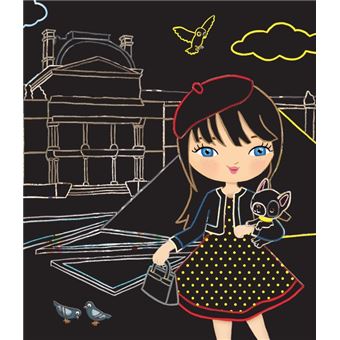 Minimiki - Ma pochette cartes à gratter et à colorier - Emma en France