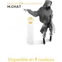 Statue métal Série Spéciale Fnac M.CHAT hauteur 22.6 cm Édition Limitée 70 ans Exclusivité Fnac