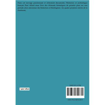 Le Christianisme et l'Empire Romain de Néron à Théodose