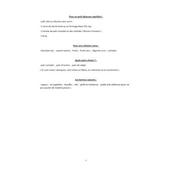 Cahier de bord de votre rééquilibrage alimentaire