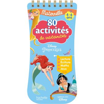 PRINCESSES 80 activités de vacances, Maternelle (4-6 ans)