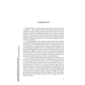 L'émission de billets de banque