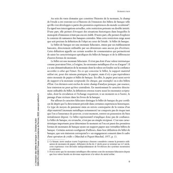 L'émission de billets de banque