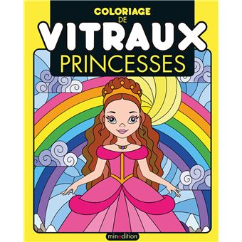 Coloriage de vitraux - Princesses