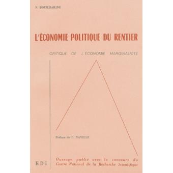 Economie politique du rentier