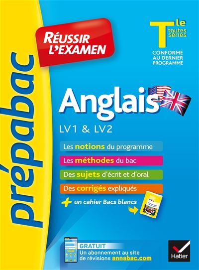 Prépabac Réussir l'examen Anglais LV1 et LV2 Term