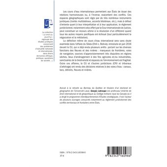 Les cours d'eau internationaux