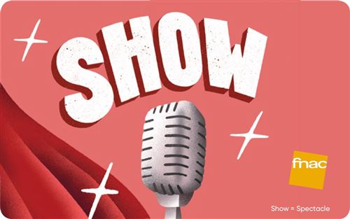 E-carte cadeau Fnac Darty Spectacles 75E