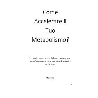 Come Accelerare il Tuo Metabolismo?