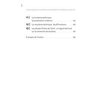 Neuf techniques pour clarifier votre pensée et atteindre vos objectifs - Révélez votre Puissance ill