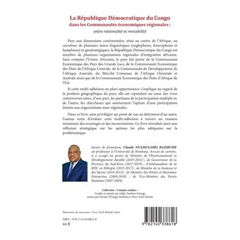 La République Démocratique du Congo dans les Communautés économiques régionales :