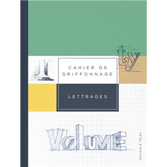 Cahier de griffonnage Lettrage