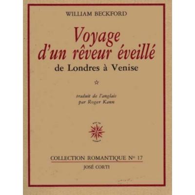Voyage reveur eveille cor - William Beckford - broché