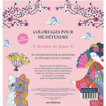 Coloriages pour me détendre : Beautés du Japon