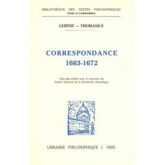 Correspondance avec Thomasius