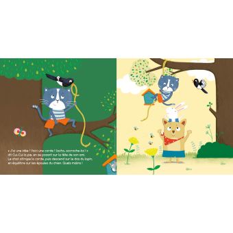 Mes premiers puzzles - sacha joue a chat perche