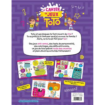 Le cahier de jeux de Toto