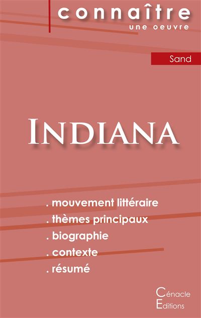 Fiche de lecture indiana de george sand analyse litteraire d