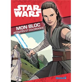 Disney Star Wars - Mon bloc Activités et coloriages (Rey)