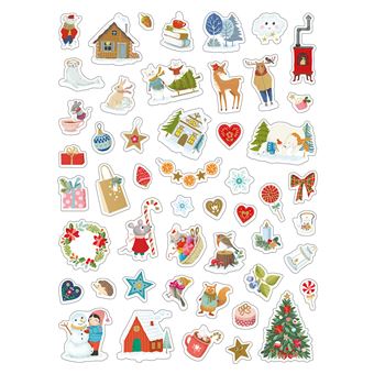 250 autocollants - Bel Hiver