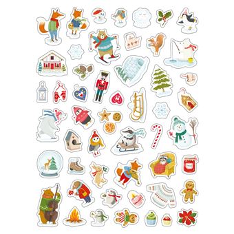 250 autocollants - Bel Hiver