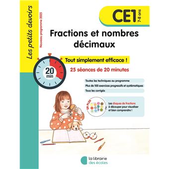 Les Petits Devoirs - Fractions et nombres décimaux CE1