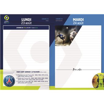 Agenda Foot Ligue 1 2021/2022