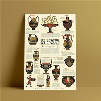 Poster Les Douze Travaux d'Hercule