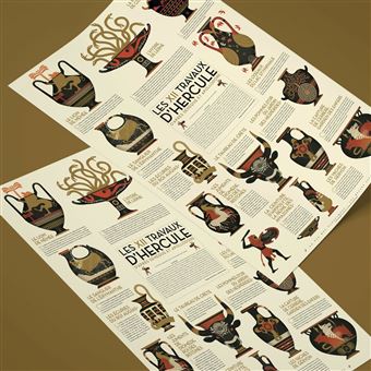 Poster Les Douze Travaux d'Hercule