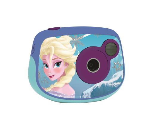 Lexibook- Disney Frozen La Reine des Neiges Elsa Appareil Photo numérique  5MP, écran 5cm, Personnalisable avec 10 Stickers, à Piles, Bleu/Violet,  DJ070FZ : : Jeux et Jouets