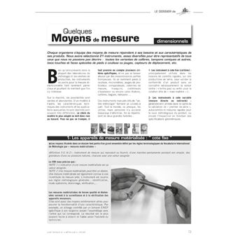 Le Guide pratique de la métrologie à l'atelier