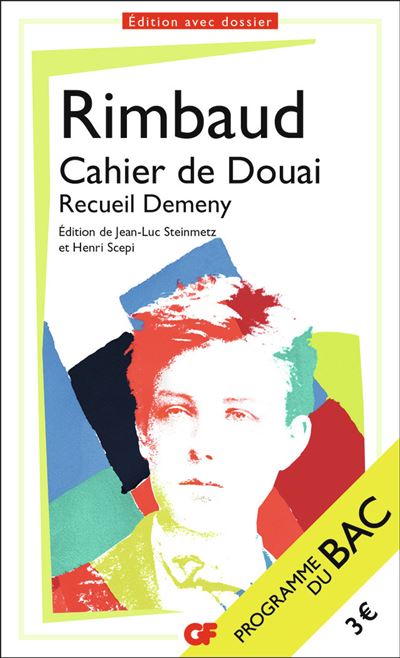 Cahier De Douai - BAC 2024 Recueil Demeny - Poche - Arthur Rimbaud ...