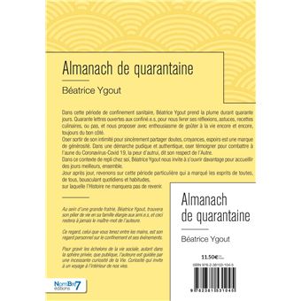 Almanach de quarantaine